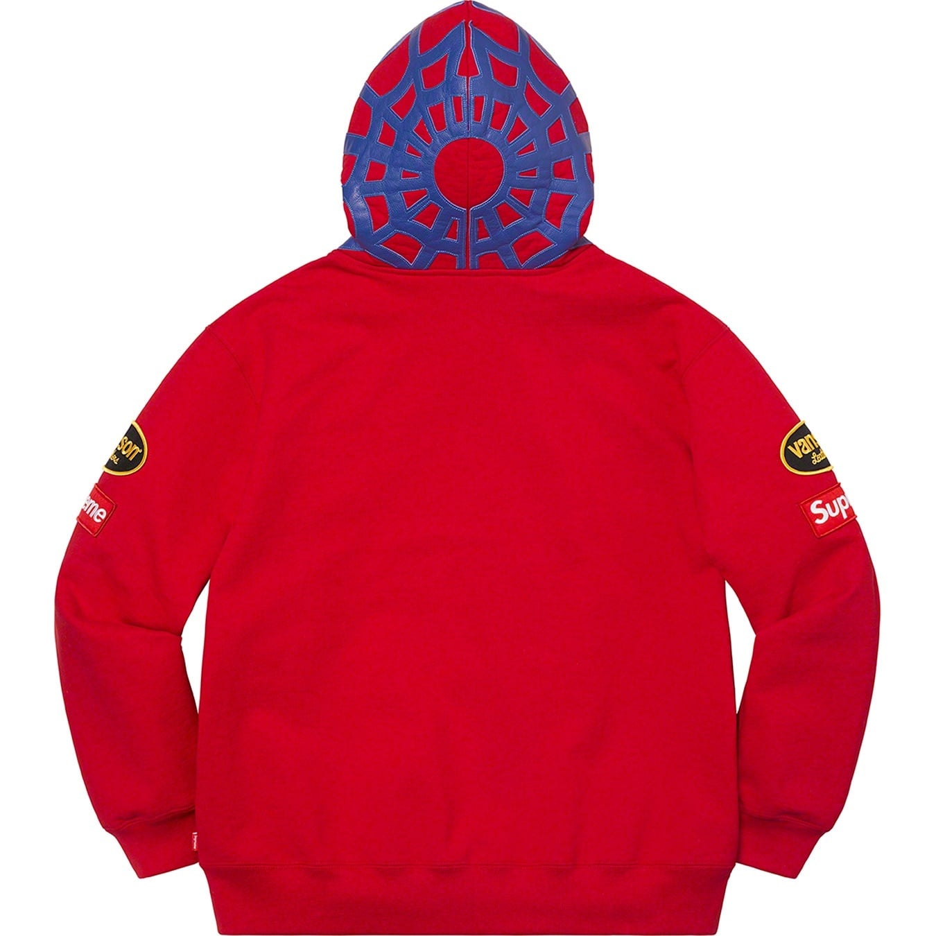 Supreme®/Vanson Leathers® Spider Web Zip Up Hooded Sweatshirt view 9